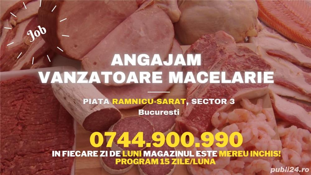 Angajam Vanzatoare macelarie