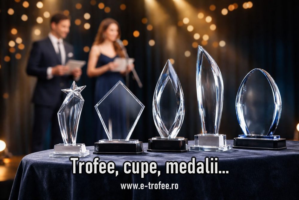 Magazin trofee, cupe, medalii, diplome, distincții, figurine