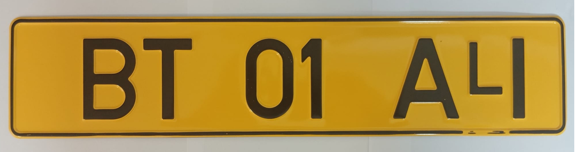 Placute auto galbene