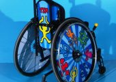 Scaun cu rotile activ din aluminiu