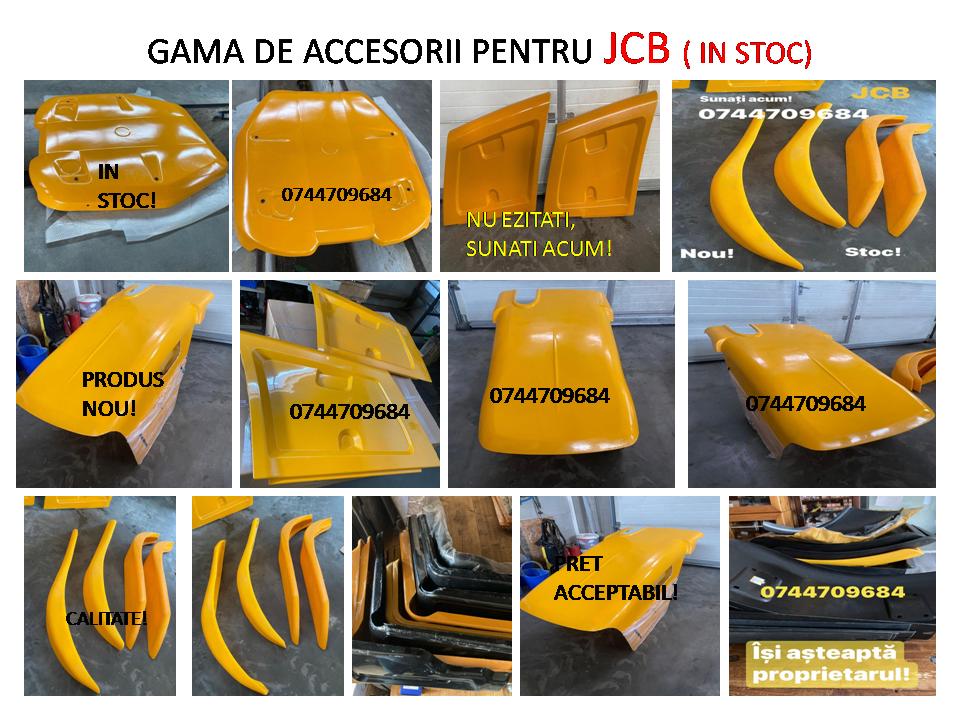 Piese utilaje jcb 3cx si 4cx motoare uleiuri cupe cuple picon hidraulic stoc sunati 0744709684