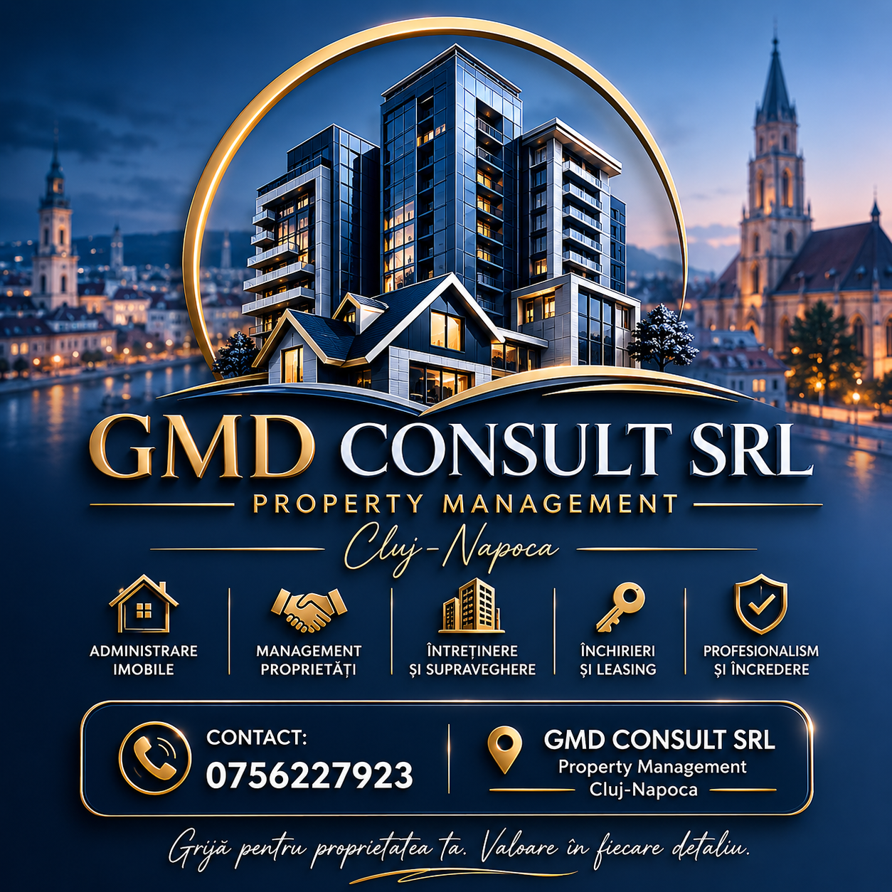 GMD CONSULT SRL – Partenerul de încredere pentru proprietatea ta