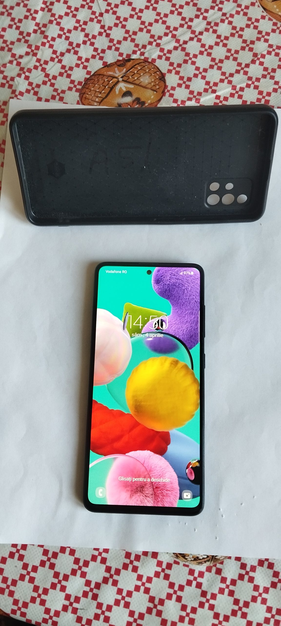 Samsung a51+carcasa solida 300 lei fix