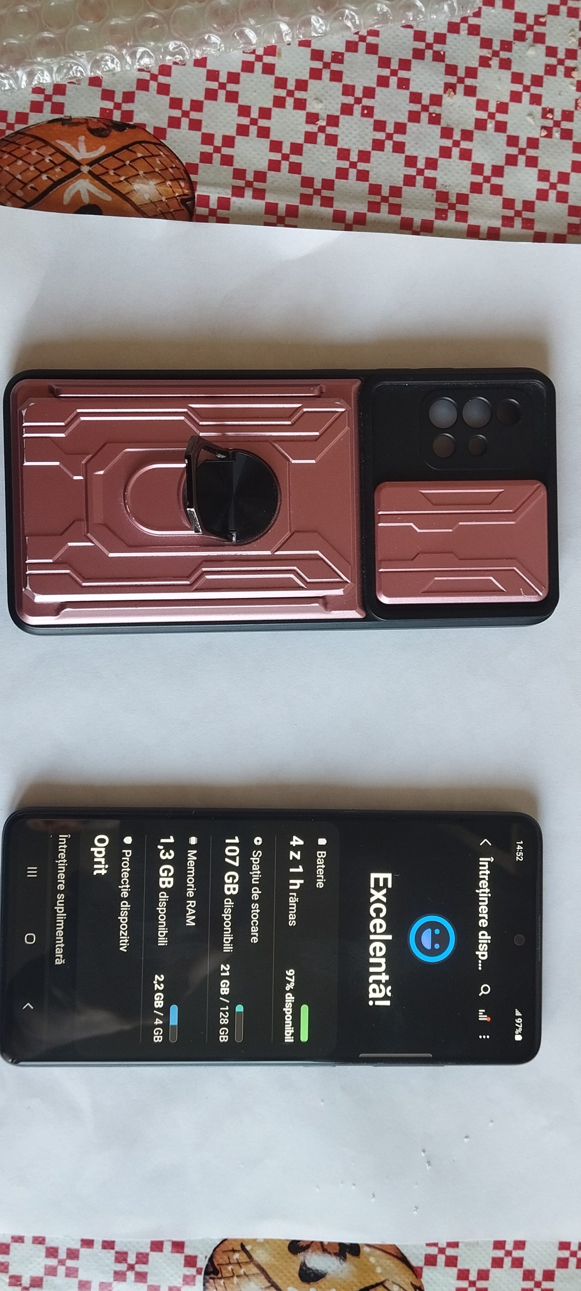 Samsung a51+carcasa solida 300 lei fix