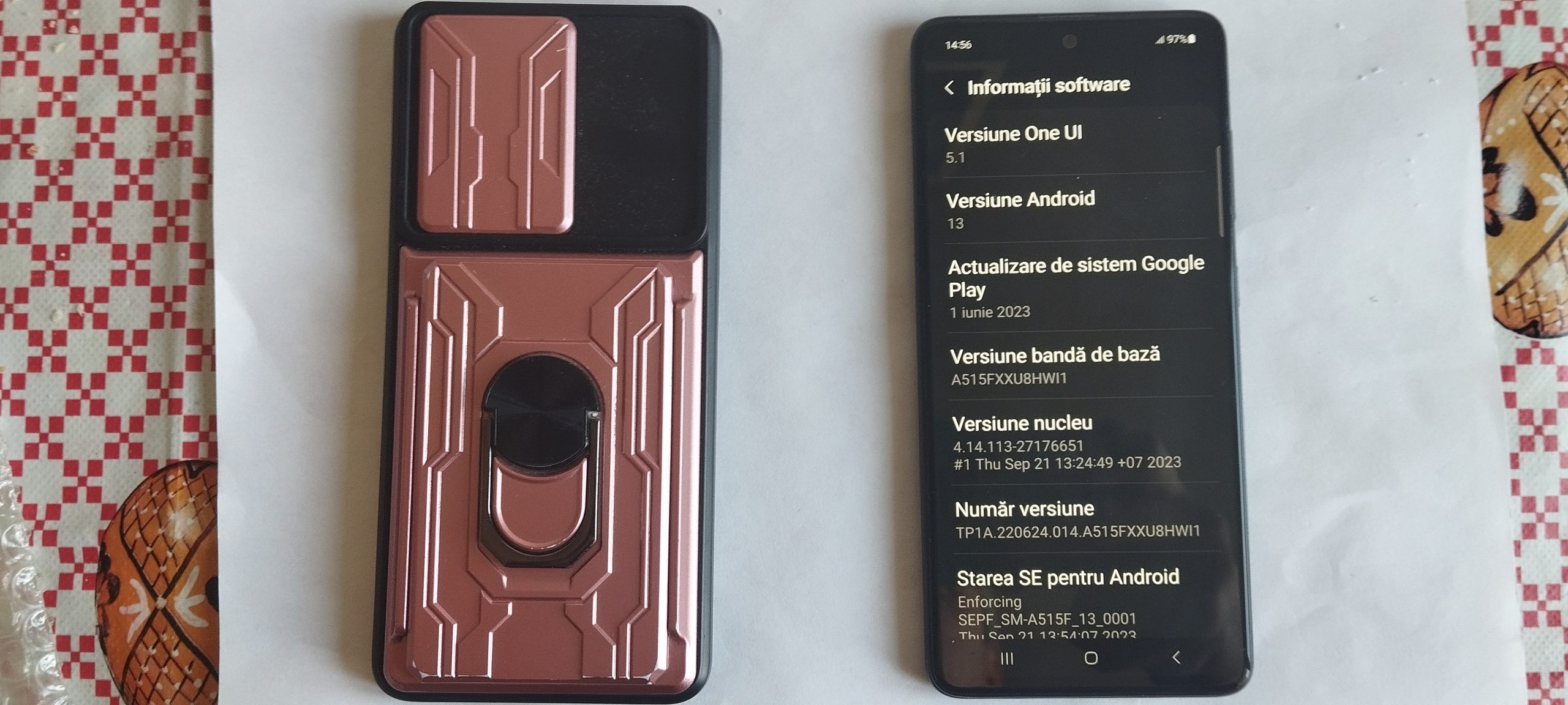 Samsung a51+carcasa solida 300 lei fix