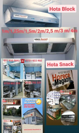 Mese inox / Dulapuri inox / Spalatoare inox / Hote inox – din STOC si Fabricate la comanda