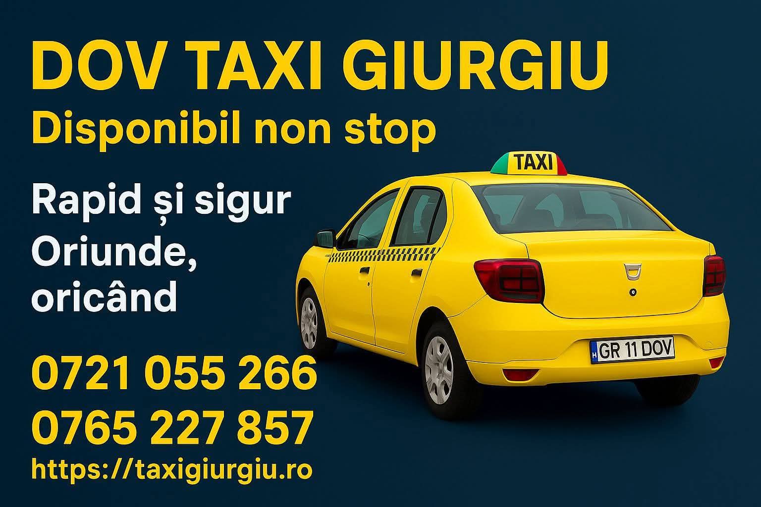 Dov Taxi Giurgiu Bucuresti Aeroport