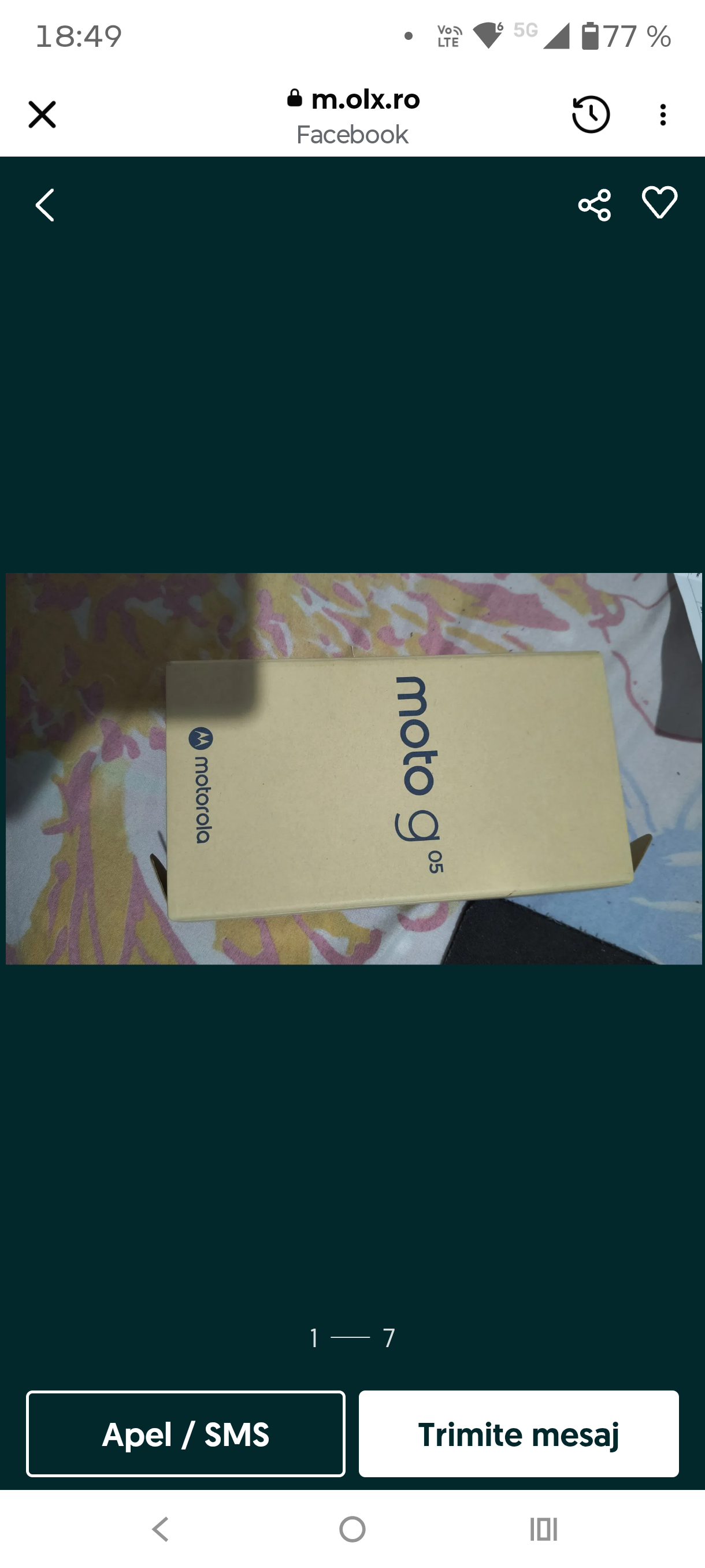 Vând Motorola g05