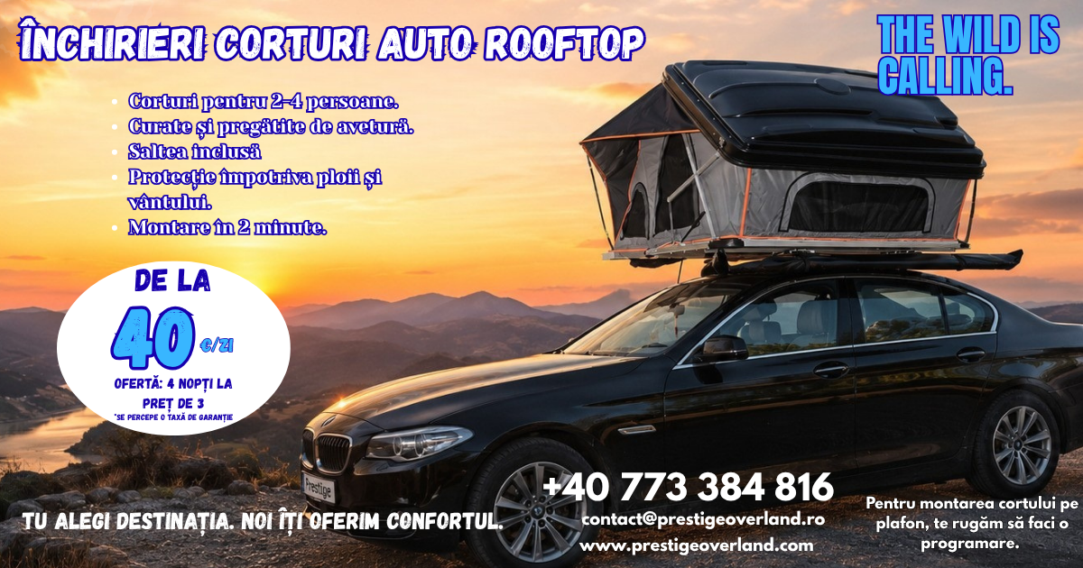 Inchiriez cort auto rooftop