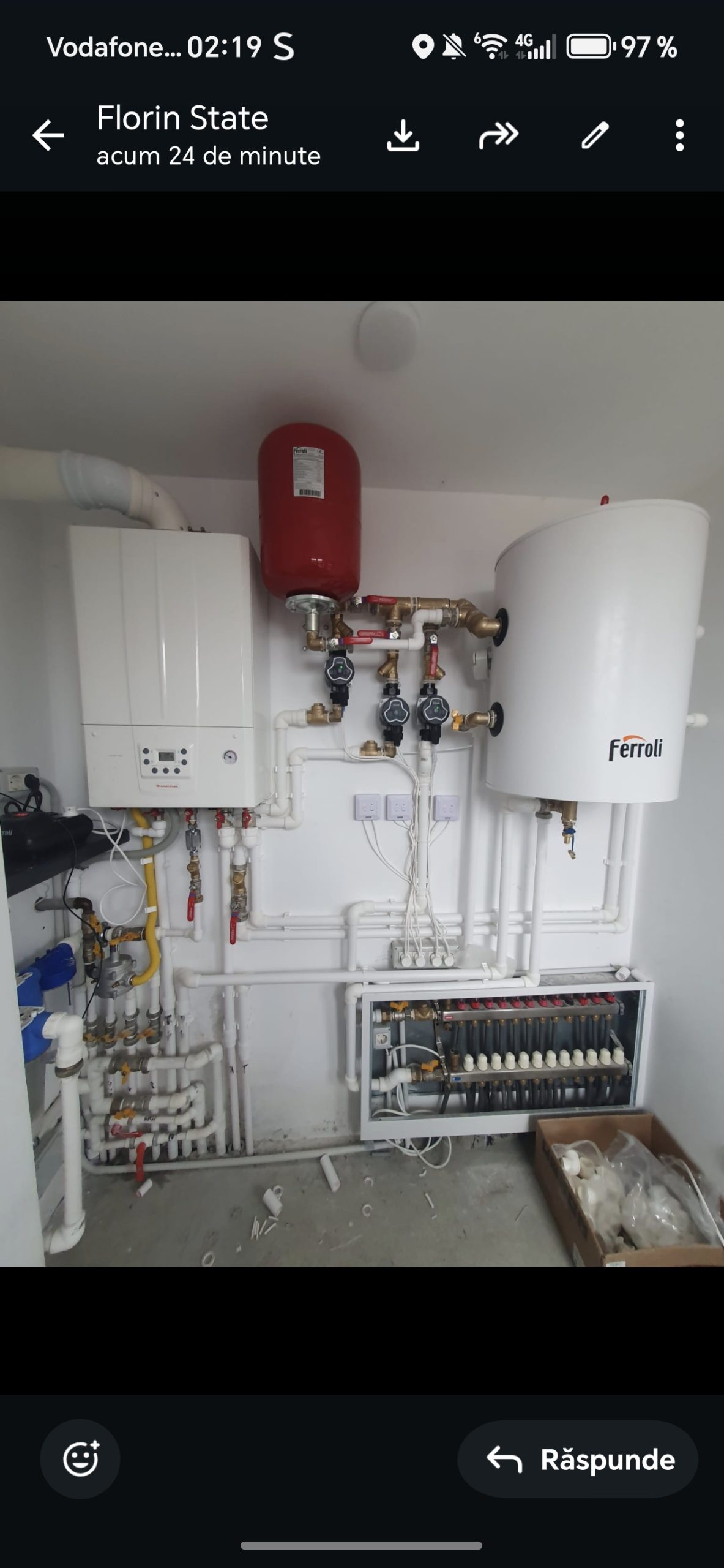 Instalatii sanitare, încalzire pardoseala, centrale termice,pompe caldura, panou solar