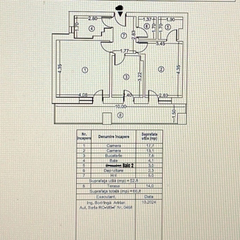 Apartament 2 camere decomandat, 67mp, zona Brancusi, 143.000euro