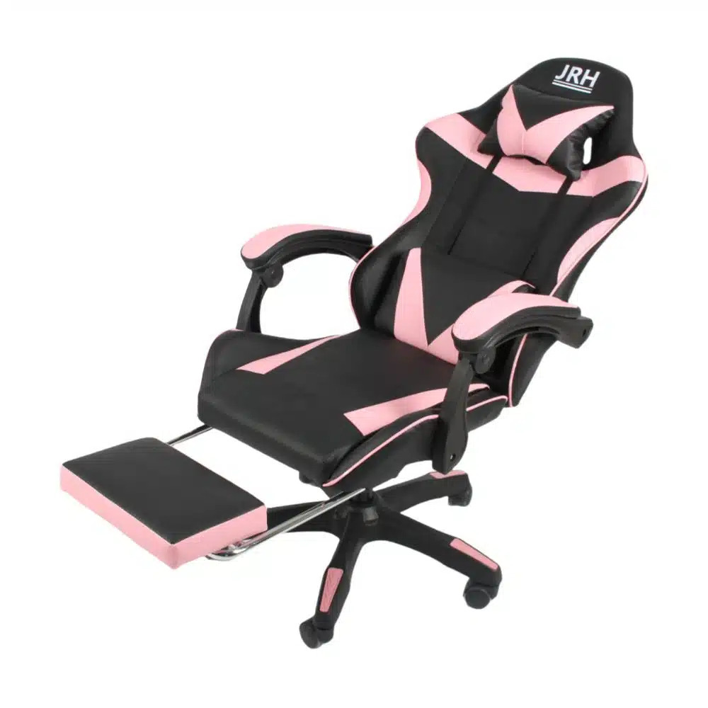 Scaun Gaming Profesional Piele Sintetica, 130 kg, perna lombara – rozz