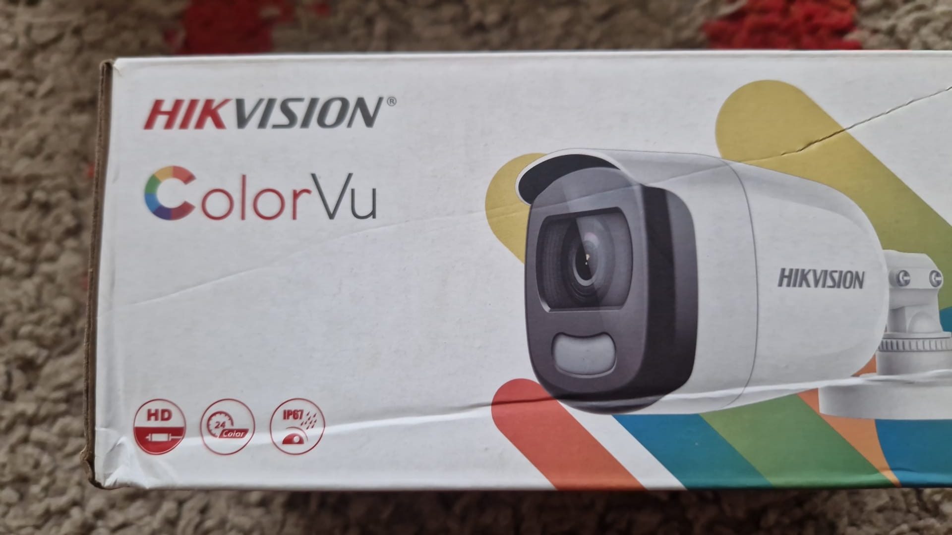 Vând Set Supraveghere Hikvision – DVR + 6 camere, toate la cutie + HDD 1TB WD RED