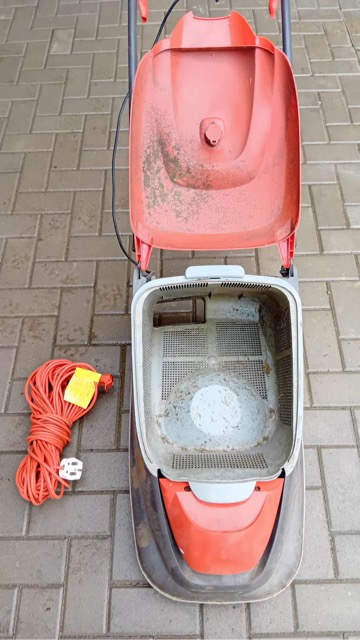 Masina electrica de tuns gazon cu vas colector