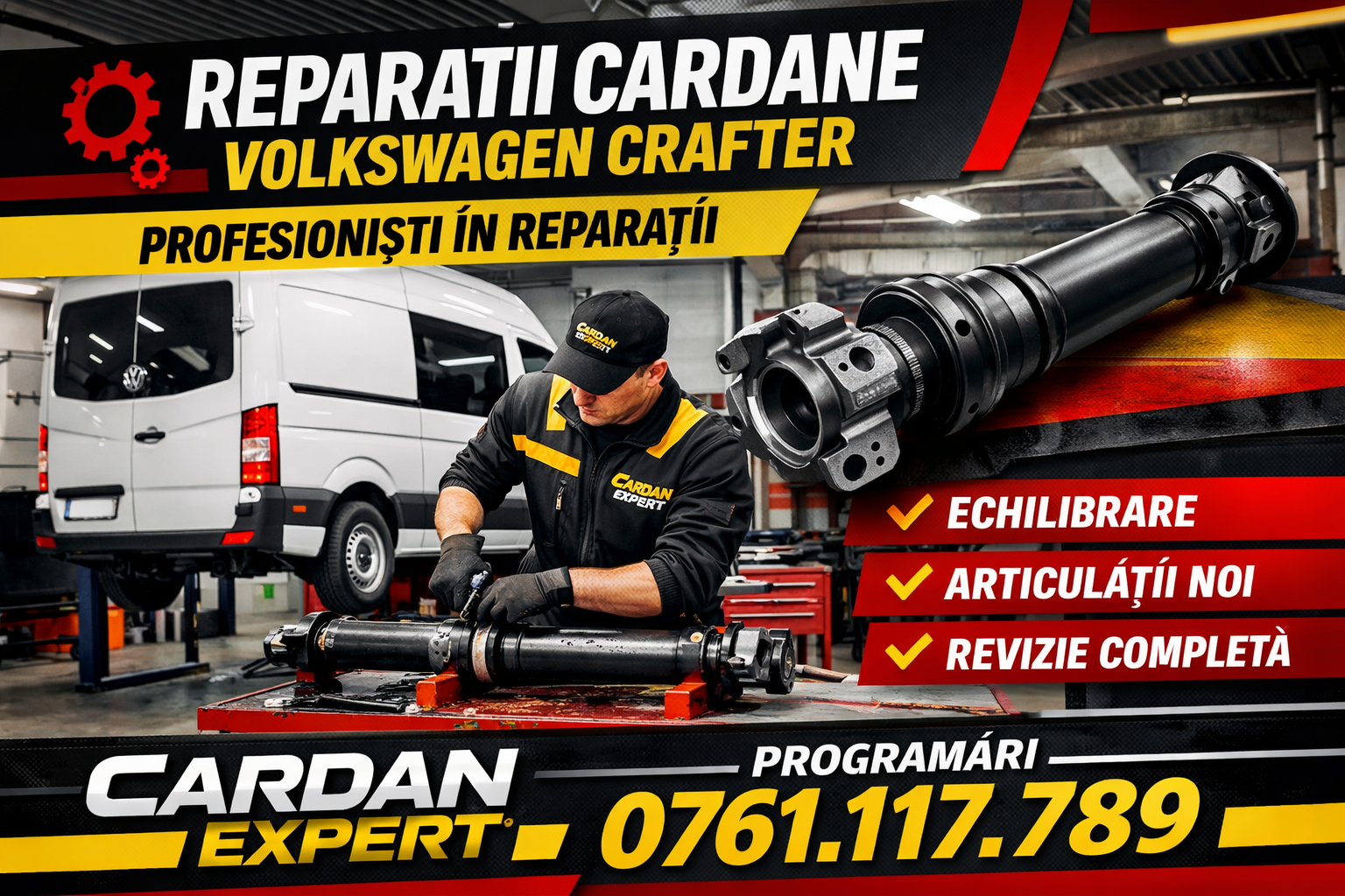 Reparatie cardan CRAFTER