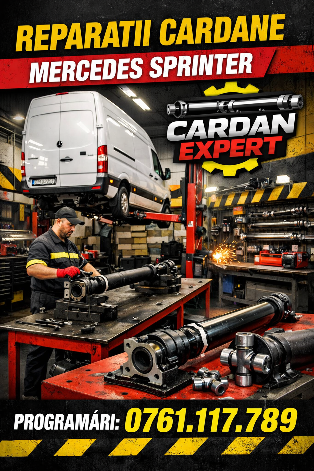 Reparatie cardan Sprinter