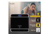 Cantar electronic, iScale, afisaj digital, sticla si plastic