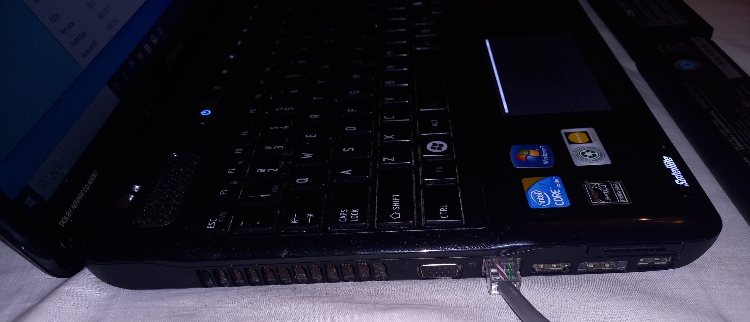 Vand laptop Toshiba Satelite A665 i7 Q740 6 Gb RAM HDD