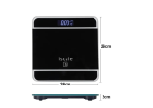 Cantar electronic, iScale, afisaj digital, sticla si plastic