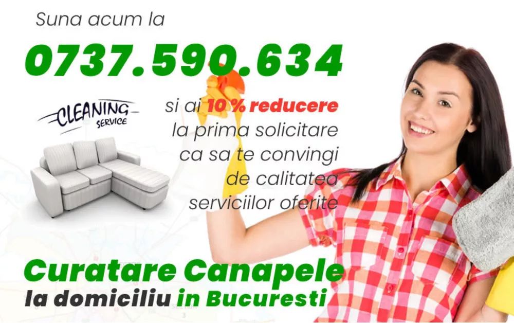 Curatare Canapele Bucuresti. Preturi super bune! Profita!