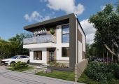 Casa la rosu in Frumusani (15 km de Bucuresti)