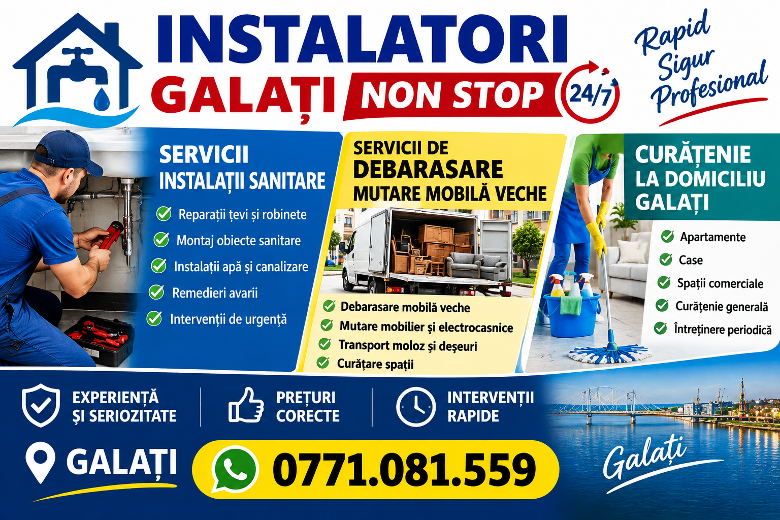 Instalatori Galați Non Stop