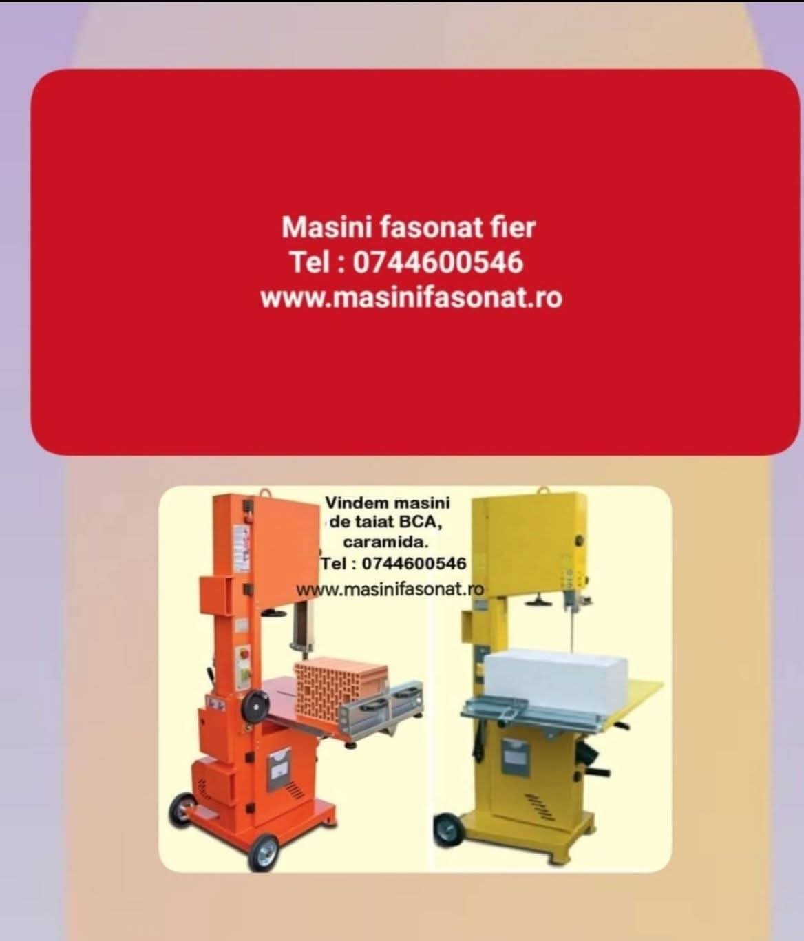 Masini de fasonat fier beton