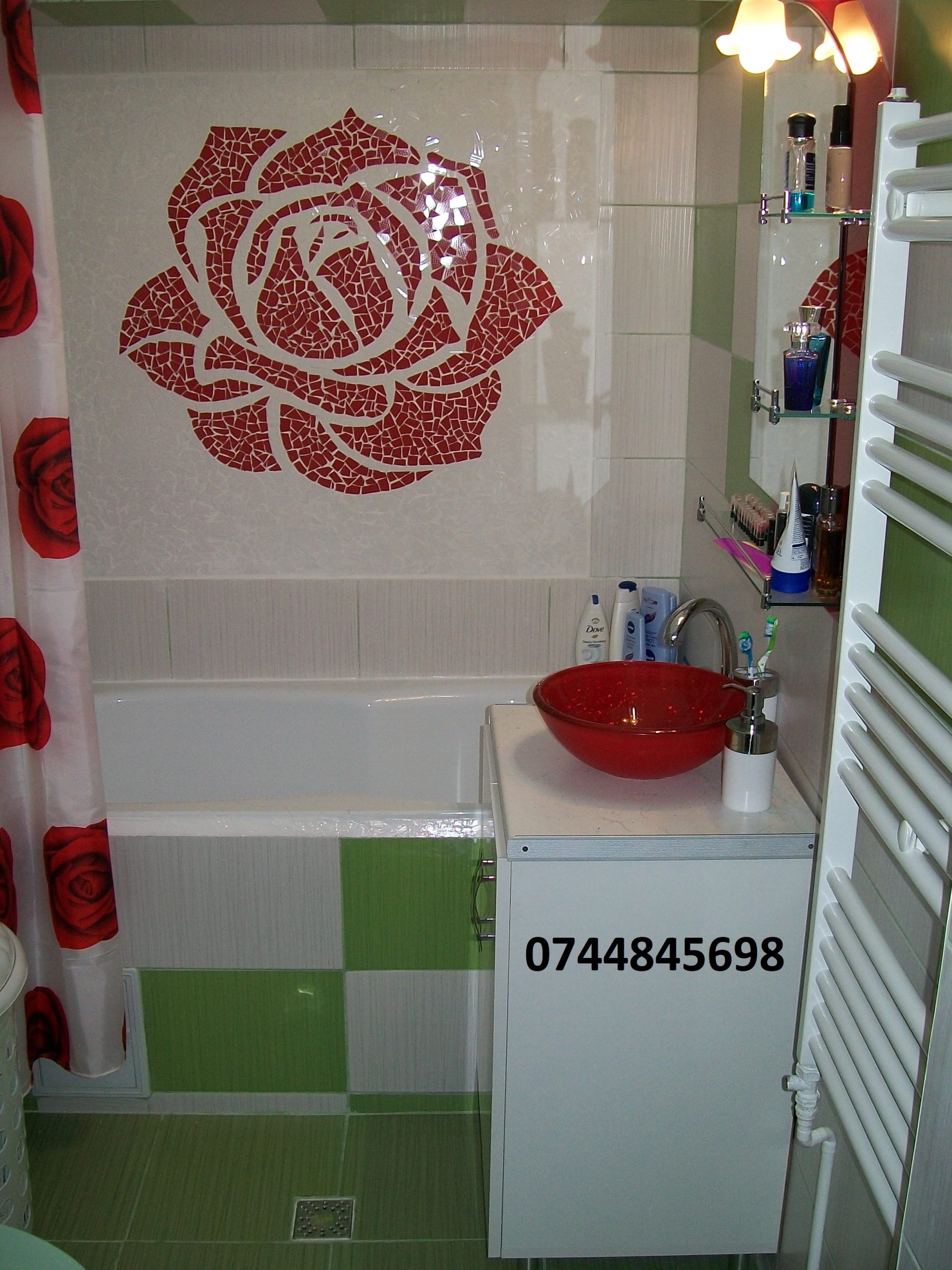 Mozaic ceramica lucrat manual Trenkart