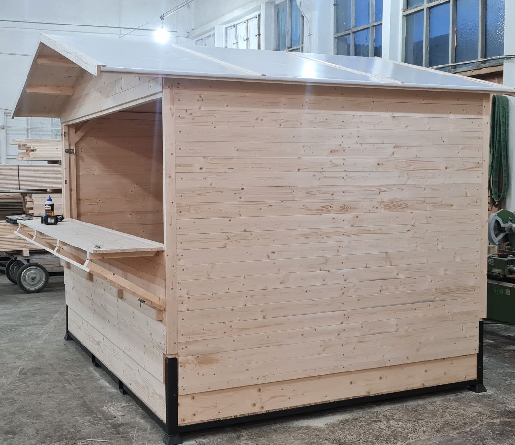 Casute pentru targ pliabile 3,00×2,40 m
